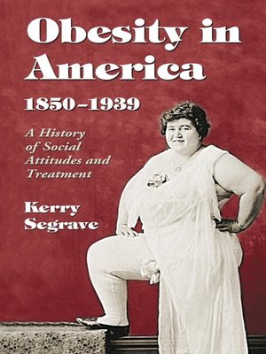 cover image of Obesity in America, 1850-1939
